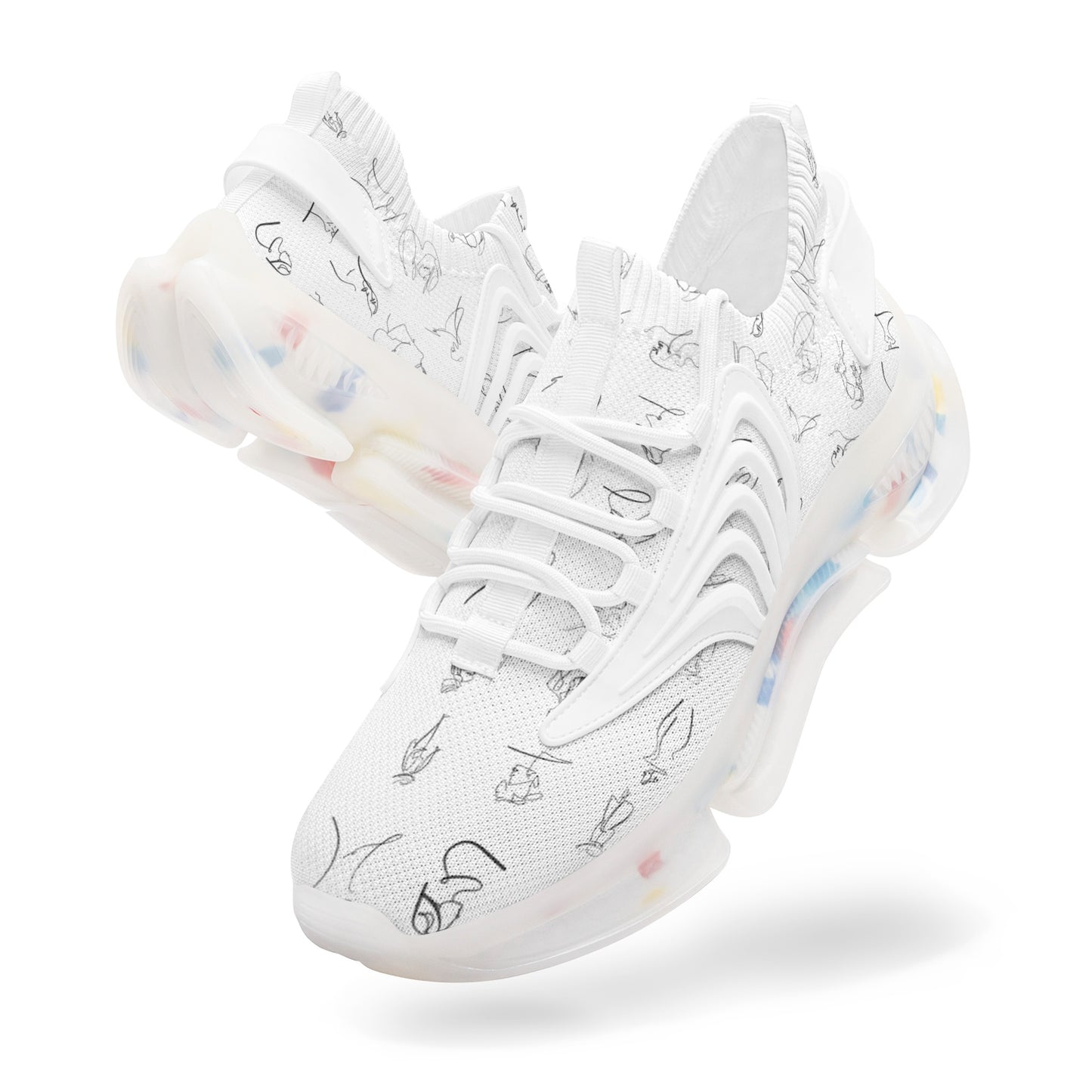 Unisex Low Top Mesh Sneakers