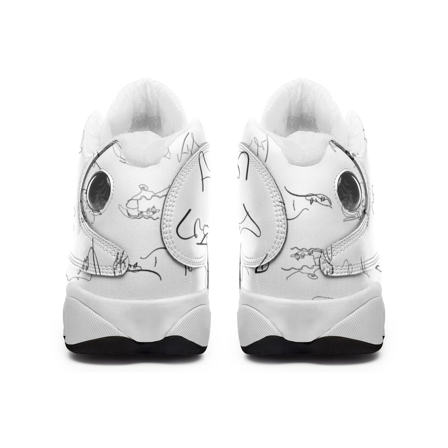 Unisex High Top Leather Sneakers