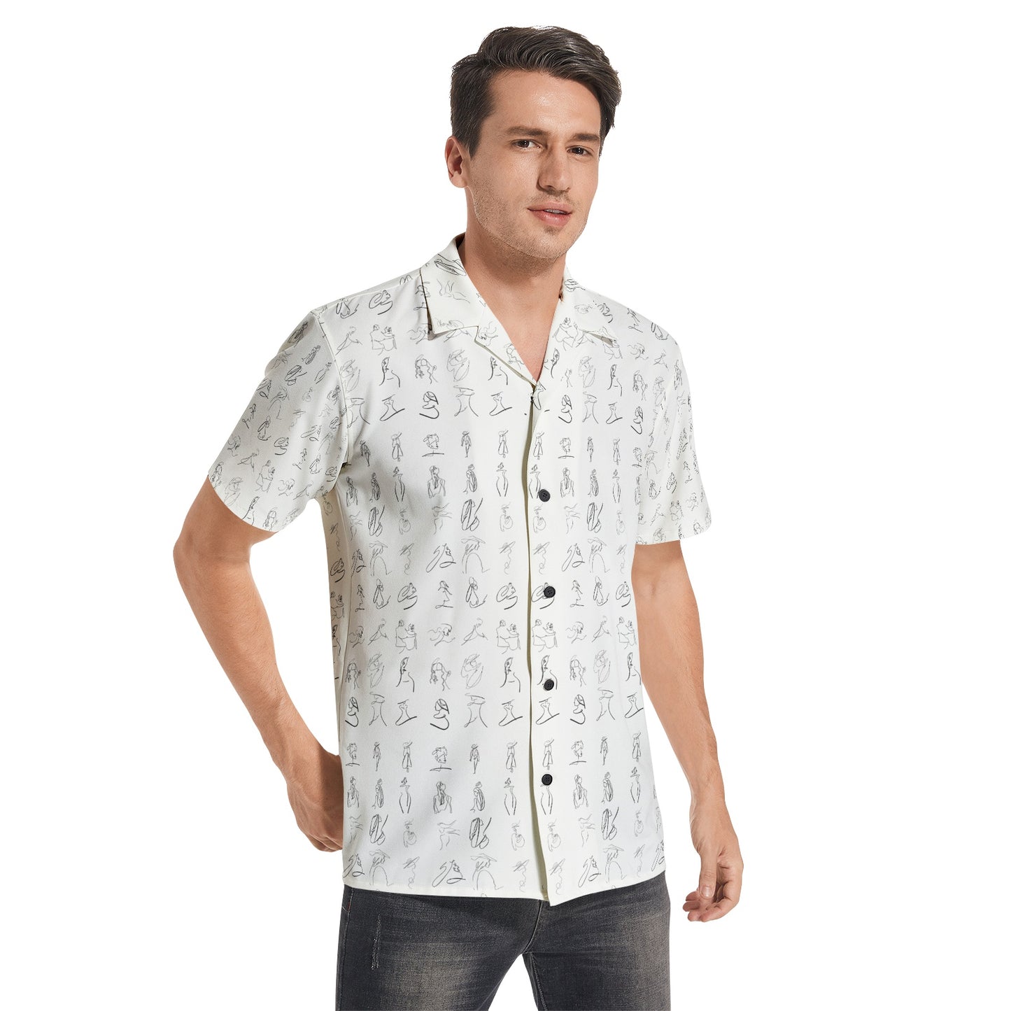 Men's All-over print Short Sleeve Shirts