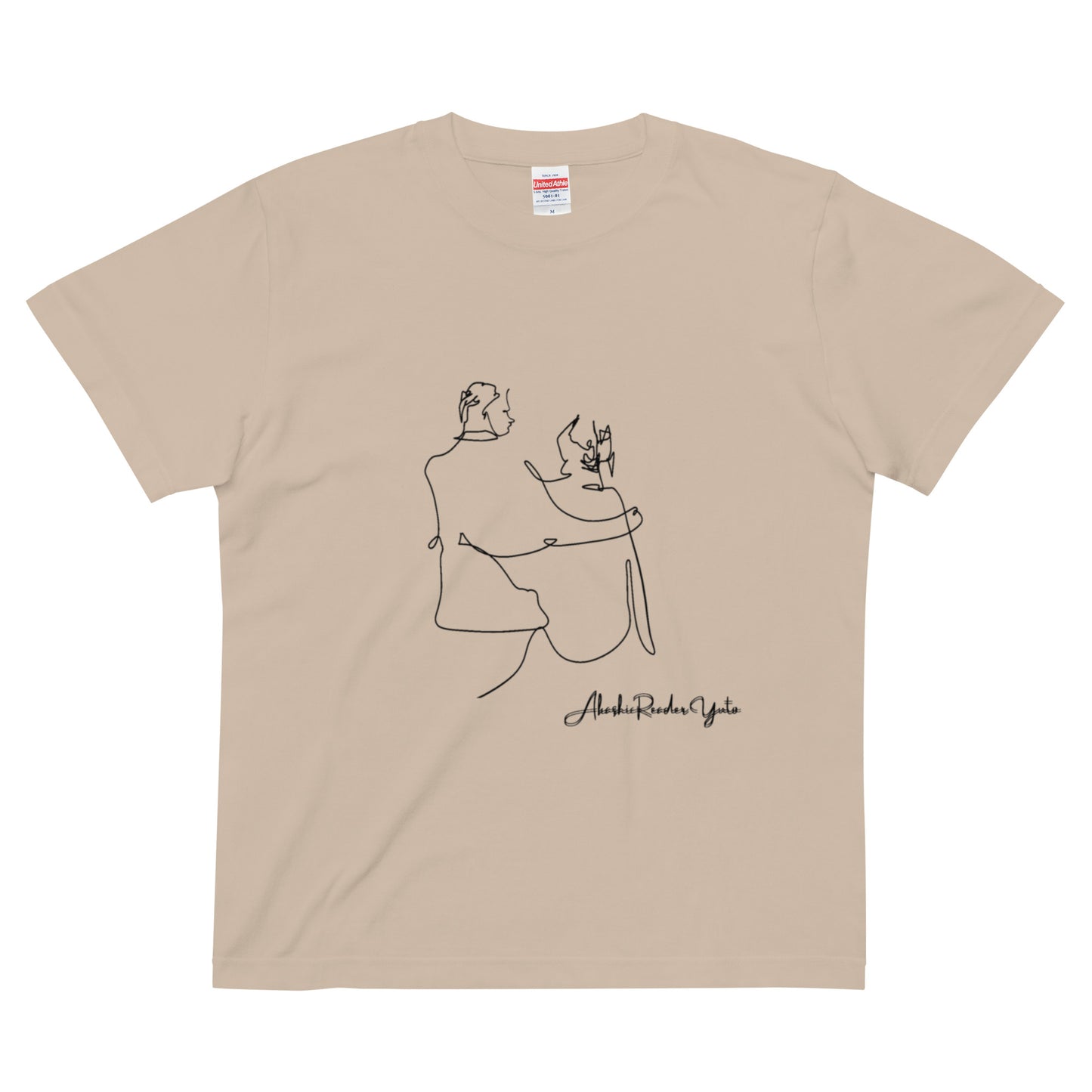 アカシックラインアートTシャツ〜夫婦〜