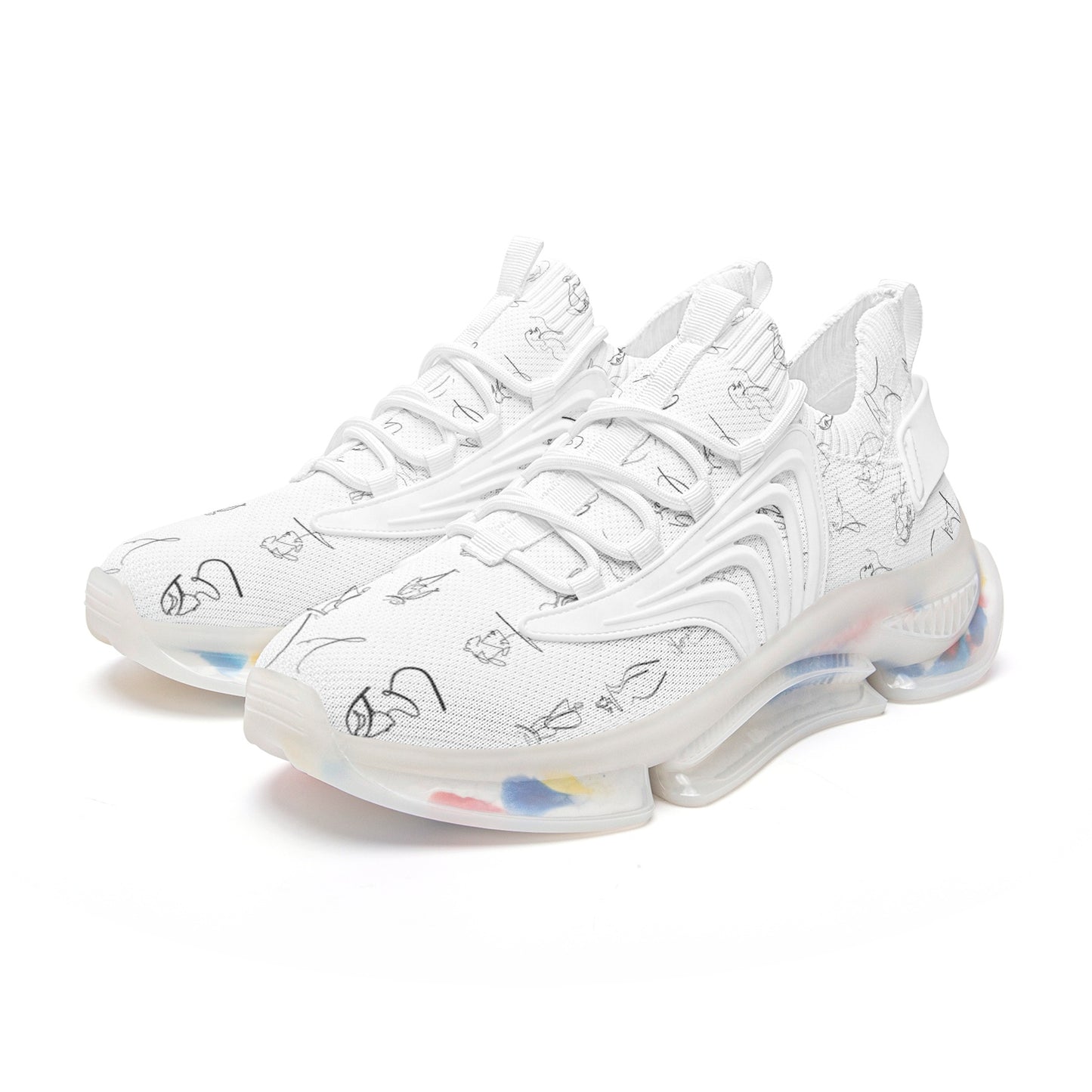 Unisex Low Top Mesh Sneakers
