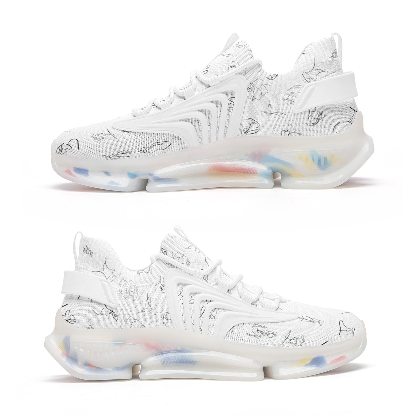 Unisex Low Top Mesh Sneakers